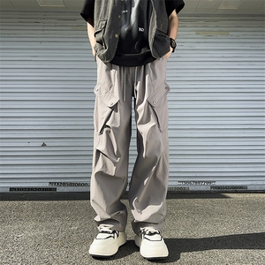 美式潮牌登山工装裤男2024夏季新款直筒休闲阔腿裤 现货K7811-P45图片