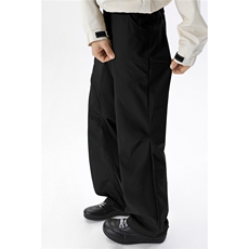 美式户外褶皱设计冲锋裤男防风徒步登山裤子防水耐磨CF157-P50，男装休闲裤，星座310A-4