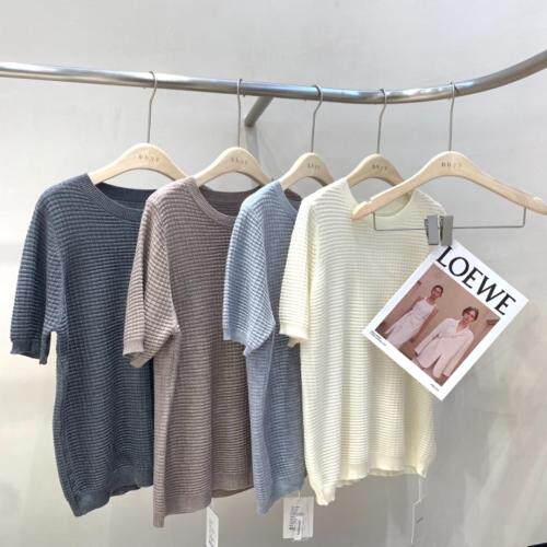 早秋针织短袖均码，其它，BAIBIANYIYI