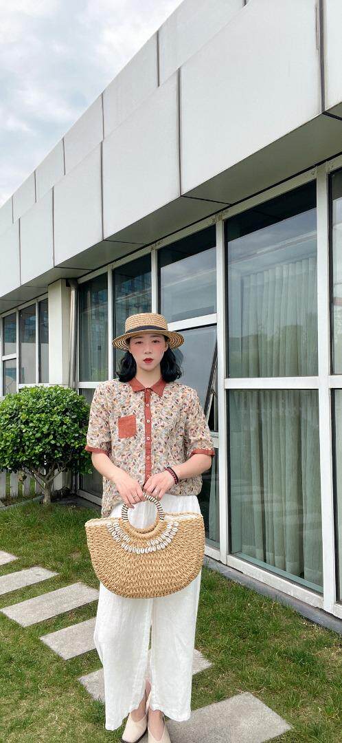 纯苎连衣裙小衫裤子裙子衬衣 时尚风 风淑女风休闲风，女装连衣裙，川哲