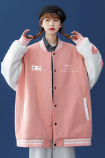 2022春装新款拼接美式复古hiphop棒球服外套夹克潮G112P65控88，男装夹克，A247A