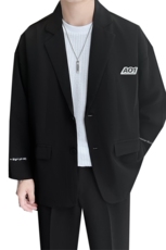 23/秋轻熟风西装外套男士韩版宽松潮流西服上衣A210-XZ01-P95，男装西服，电商A210