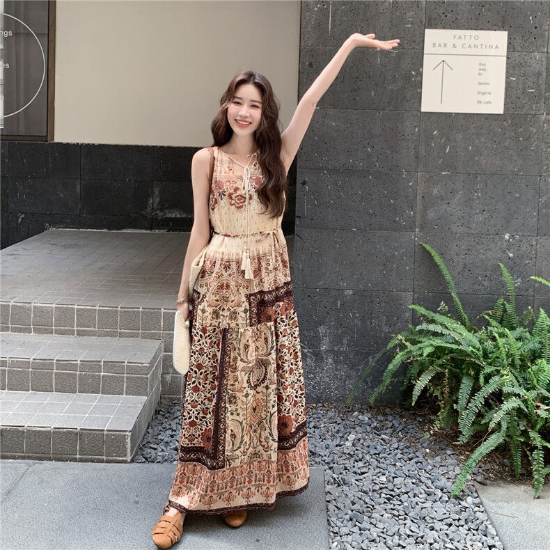 C051-碎花连衣裙-S035-P140-K208,女装连衣裙,2C051