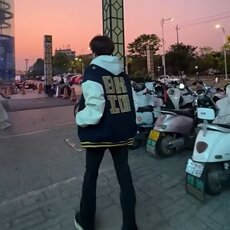 1506/QL60/P62美式复古休闲棒球服男女情侣痞帅宽松夹克外套，男装夹克，星座1506