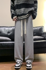 8XL-M羊羔绒卫裤男加肥加大码加厚加绒运动裤男胖子9029P45控68，男装休闲裤，电商D206-1