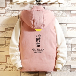MJ47047-P80 棉马甲男士大码加厚棉背心男坎肩男 砖墙挂拍图片