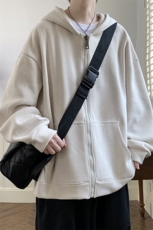 春秋夹克雪尼尔开衫重磅卫衣大码外套港风日系1016-1JK62P75K98，男装夹克，星座1016-1（原电商B408-1）