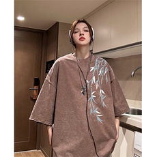 得物直播品质240重磅水洗xz605-dsx262-特批30控49，男装T恤，星座605(原A050)