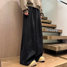 XZ616秋冬重磅麂皮美式复古百搭休闲长裤TY1166P65控78，男装休闲裤，星座512A（原616）