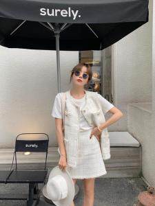 早秋小香风马甲套装，女装马夹，QY2