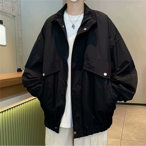 2024春季新款潮牌百搭宽松休闲外套立领工装夹克 现货 W8116-P62图片