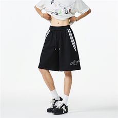 2025夏季新款美式运动条纹字母宽松短裤B315-K25401-特p30控58，男装休闲裤，电商B315