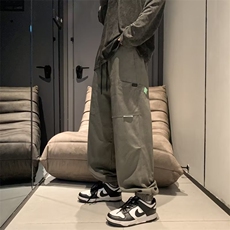 韩版ins潮牌潮流休闲运动长裤秋冬季日系束脚工装裤男K5540-P33，男装休闲裤，星座512-2