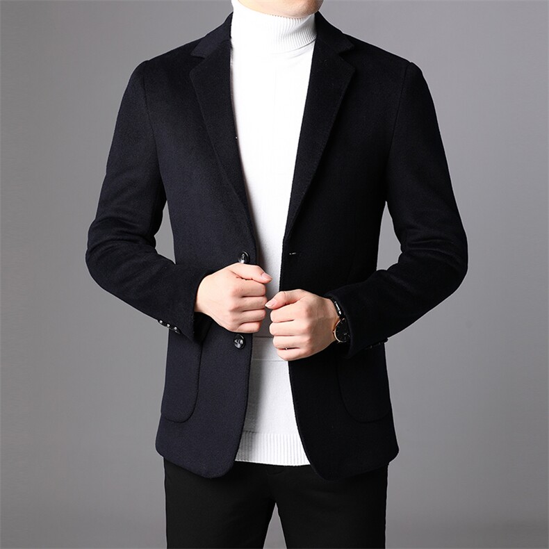 2023春季新款纯色西服外套中青年男士商务休闲宽松百搭时尚外套男,男装西服,电商B212（原钱塘6029）