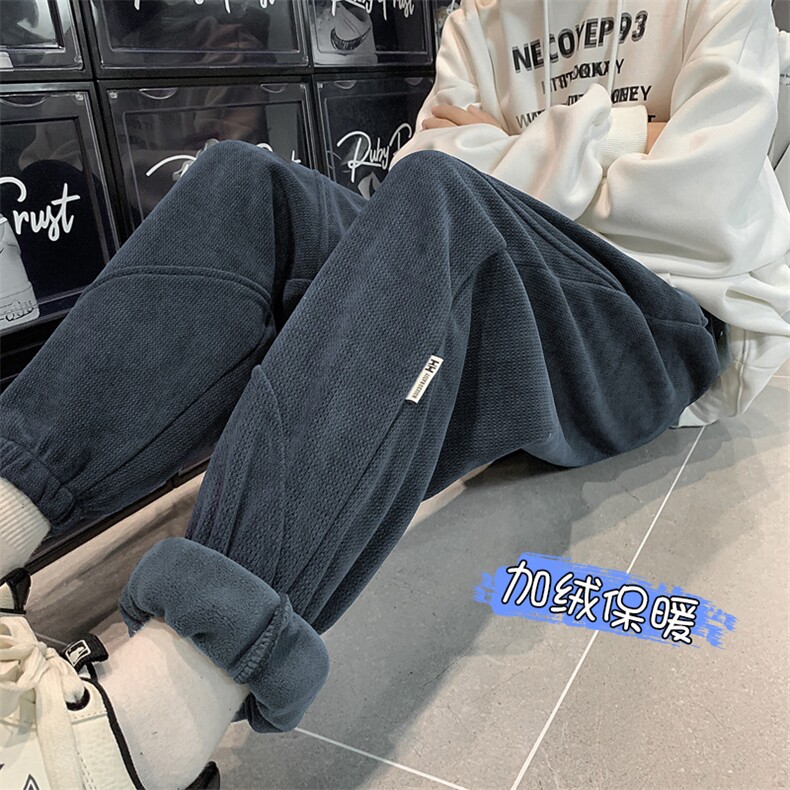 2025冬季新款欧棉绒加绒加厚保暖束脚棉裤A316-1-K1205P68控85,男装棉衣,星座906（原电商a316-1）