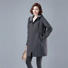 中年款加厚通勤常规长袖棉纯色96%及以上自主图6694-1，女装棉衣/棉服，秋牧寒烟