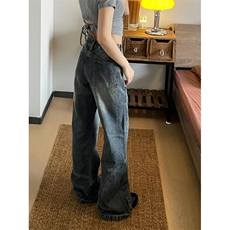 高质量现货特批45量大可谈】男女秋季微喇牛仔裤610A-B3174，男装牛仔裤，星座610A