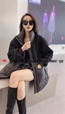 皮毛一体拼羽绒，其它，圣丝诺亚