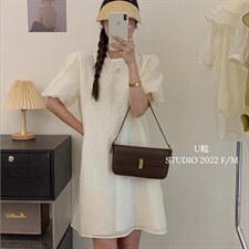 新款连衣裙百搭，女装连衣裙，泰靡(1F)