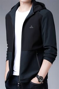 M2807钱塘2021-2春季男士连帽夹克商务高端男装P130控价不低238图片