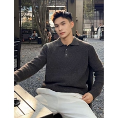 网图慎用B216MY5156P652025秋冬男POLO领毛衣针织衫，男装Polo衫，电商B216（原B302）