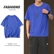 2021新款夏季短袖t恤男潮牌ins服韩版潮流纯棉半袖体桖DS750TP15，男装T恤，电商A102