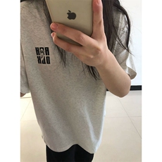 万针全刺绣工艺抖音得物高品质260克重磅纯棉双纱美式高街短袖T恤，男装T恤，电商A486