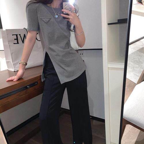 开叉三角t，女装，XTZ style