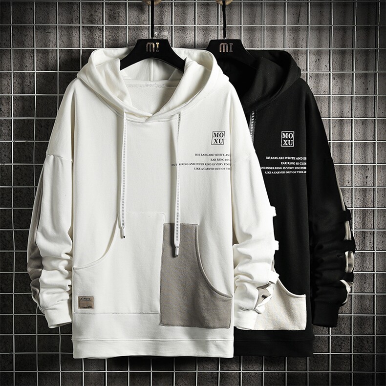 主推货足7XL-M大码连帽卫衣男2023春季新款休闲长袖加肥加大码，男装卫衣，钱塘717(原712)