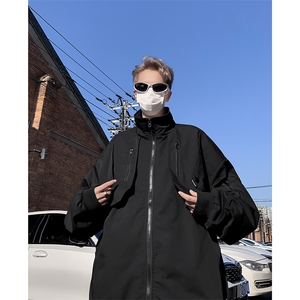 美式高街夹克男士韩版潮流帅气百搭宽松2024秋冬ins外套W5876-P62图片