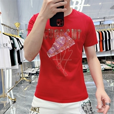 新款时尚高端精品欧货夏季男T恤短袖潮流抖音A227B-A-719-P48，男装T恤，电商A227B（原钱塘4066-1）