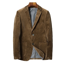 爆款2020新款男士新款灯芯绒单西加厚西装上衣外套便服单西，商品下架区，电商D225