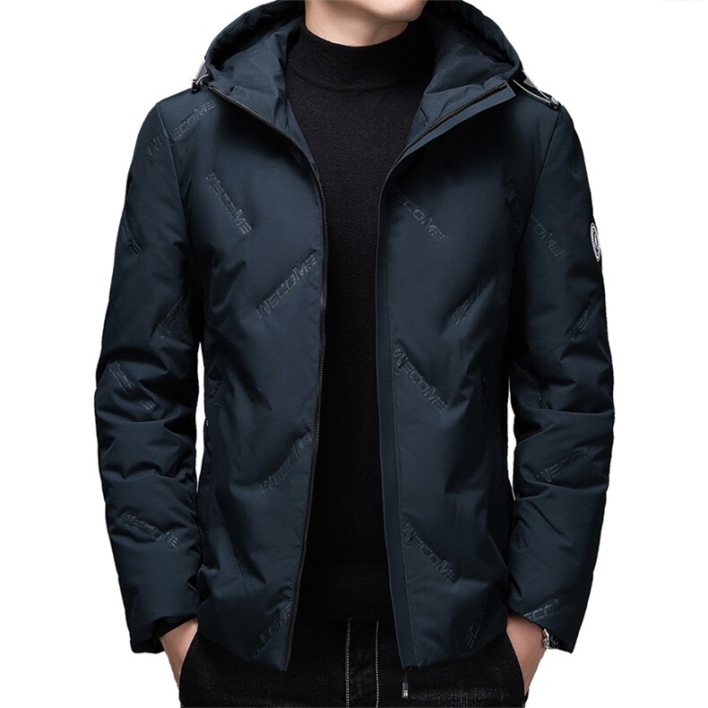 冬季新款中年纯色连帽羽绒服爸爸装加厚保暖男装DFLDY3005-P240,男装羽绒服,电商B212（原钱塘6029）