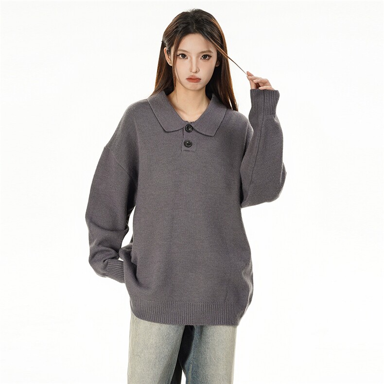 特批新款女模绵羊绒翻领高品质休闲毛衣针织衫A268-M501特批48,男装针织衫/毛衣,电商A268