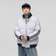 2025日系冬季立领保暖防水撞色棉衣面包服外套男女同款XY2288-P65，男装棉衣，星座717