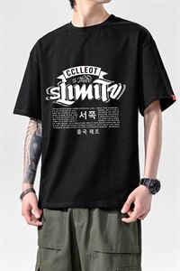 2021夏季新无影墙日系大码男已注册卡通印花短袖T恤T1070-P25图片
