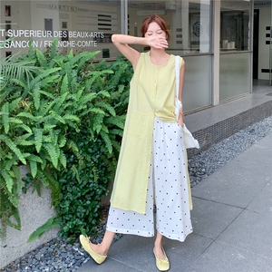 今年流行背心连衣裙阔腿裤套装女夏2025新款超好看独特漂亮两件套图片