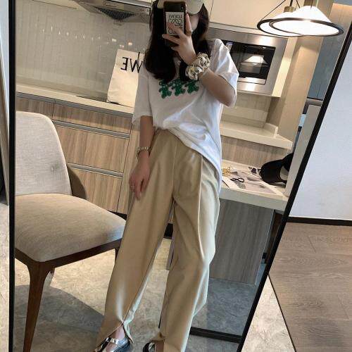 7978高腰开叉萝卜裤，女装，XTZ style
