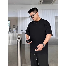 手工钢标定制夏季280g重磅纯棉短袖T2450-特批33，男装T恤，星座1213