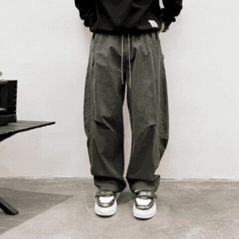 伞兵休闲裤子男款秋季新款美式高街直筒宽松工装冲锋裤，男装工装外套，星座506A