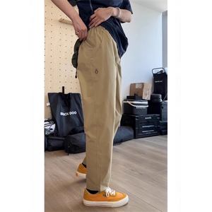 卡其色三防软壳冲锋裤男秋季美式机能微锥工装裤子户外徒步登山裤图片