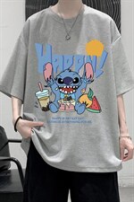 HT73077-P22华夫格t恤男短袖男大码五分袖大皂风，男装T恤，电商A040