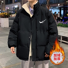 ！2023冬季男士加绒加厚棉衣潮牌立领情侣棉服外套MY109特P78，男装棉衣，电商B220