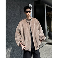 小千鸟格夹克男士韩版潮流宽松百搭帅气2026春季ins外套W6490-P81，男装夹克，星座412-2