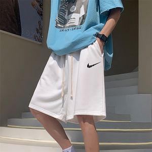 已注册得物直播抖音品质男运动中裤五分短裤K057P28控39图片