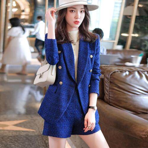 三排扣套装，女装职业装，DJ·DSHR