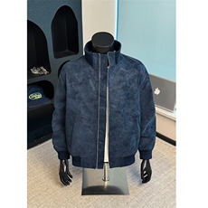 潮牌复古扎染PU皮夹克男外套痞帅立领工装棒球服25XJ55259特批60，男装夹克，电商A042