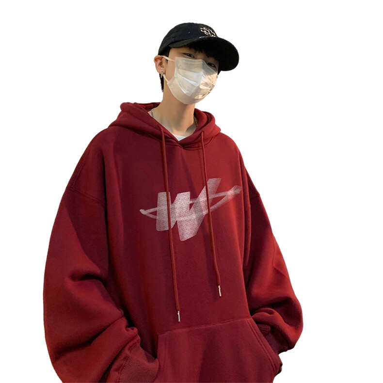 ！连帽圆领卫衣男装港风帽衫男LM151-P35,男装卫衣,电商B367