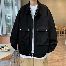 早春设计美式高街小众外套宽松正肩夹克上衣潮JK158，男装夹克，星座1116A-1（原606A）