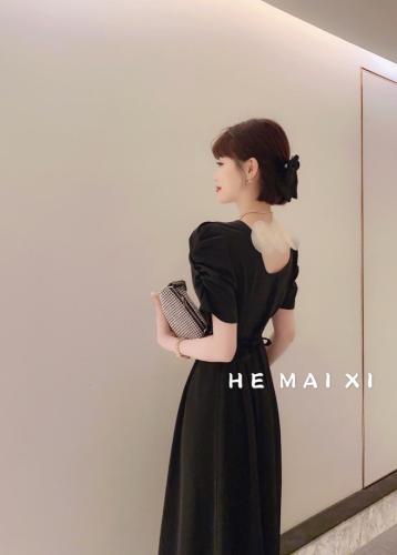 锻料花朵连衣裙,女装连衣裙,HEMAIXI 和麥熙